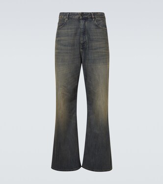 Faded wide-leg jeans | Balenciaga
