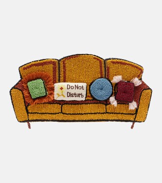 Couch beaded clutch | Staud