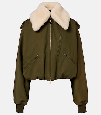 Shearling-trimmed jacket | Givenchy