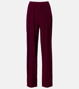 Pleated wide-leg pants | Norma Kamali