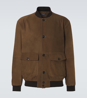 Suede bomber jacket | Kiton