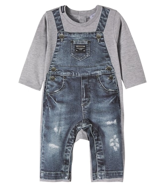 Bebé - mono de jersey de algodón estampado | Dolce&Gabbana Kids