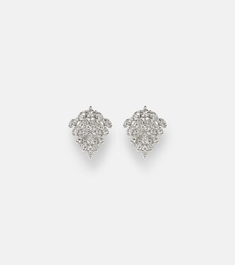 Boucles d’oreilles Nowflake en or blanc 18 ct (750/1000) avec diamants | Anita Ko