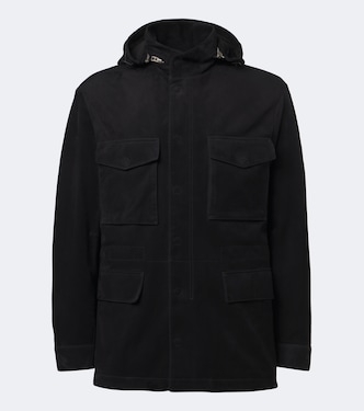 Hooded suede field jacket | Tom Ford