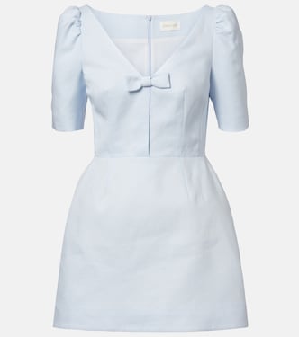 Bow-detail linen minidress | Shushu/Tong