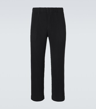 Basics pleated straight pants | Homme Plissé Issey Miyake