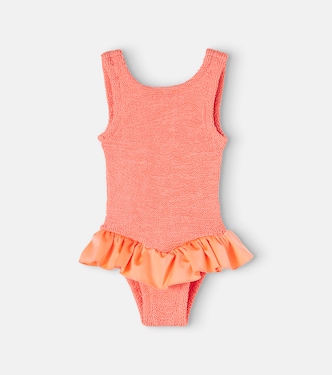 Denise Duo ruffled swimsuit | Hunza G Kids