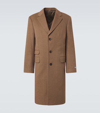 Single-breasted wool coat | Canali