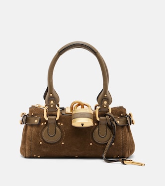 Paddington Small suede shoulder bag | Chloé