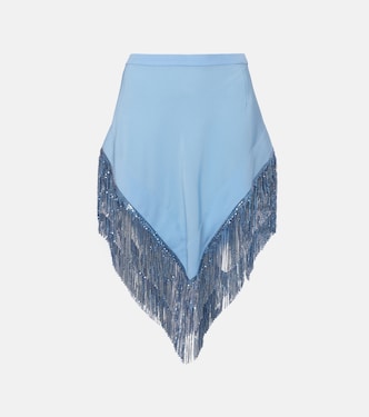 Chainmail crêpe miniskirt | Rabanne