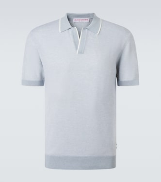 Horton cotton and wool piqué polo shirt | Orlebar Brown