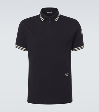 Cotton piqué polo shirt | Moncler