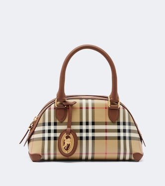 Primrose Burberry Check Mini top-handle bag | Burberry