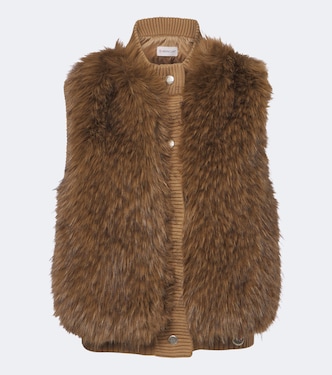 Wool-lined down vest | Moncler
