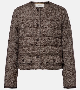 Cropped wool-blend puffer jacket  | Agnona
