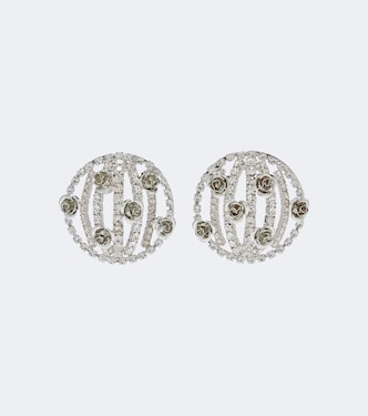 Floral-appliqué embellished earrings | Magda Butrym