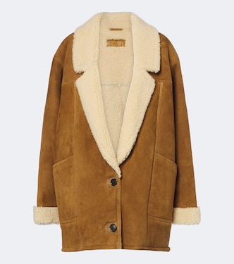 Noelle shearling-lined suede coat | Nili Lotan