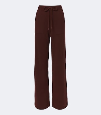 Pantaloni in cashmere a gamba larga | Max Mara