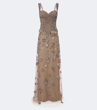 Embellished tulle gown | Georges Hobeika