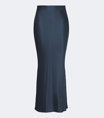 Silk charmeuse maxi skirt | The Sei