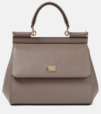 Sac à bandoulière Sicily Small en cuir | Dolce&Gabbana
