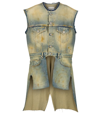 Deconstructed denim vest | Maison Margiela