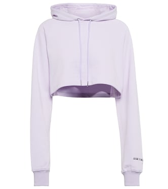 Cropped-Hoodie aus einem Baumwollgemisch | Adam Selman Sport