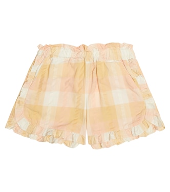 Olimpia checked cotton shorts | The New Society