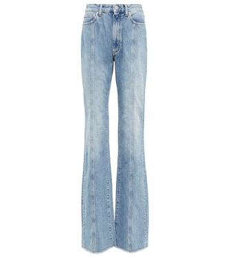 Paneled high-rise flared jeans | Alessandra Rich