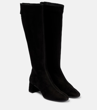 Saint Honore suede knee-high boots | Aquazzura