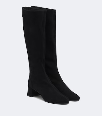 Saint Honore suede knee-high boots | Aquazzura