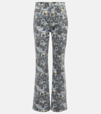 Printed flare jeans | Ganni