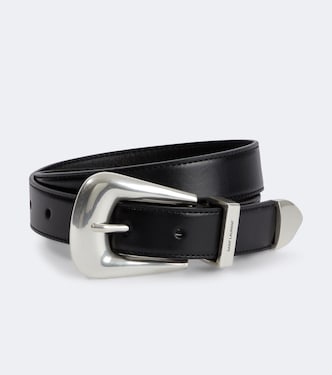 Folk leather belt | Saint Laurent