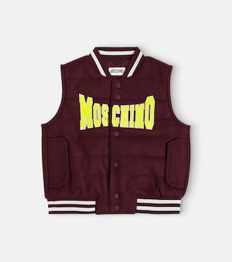 Veste matelassée sans manches à logo | Moschino Kids