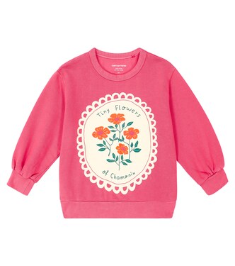 Printed cotton jersey sweatshirt  | Tinycottons