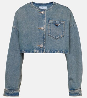 牛仔短款夹克 | Prada