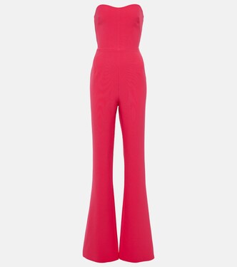 Immie strapless crêpe jumpsuit | Safiyaa