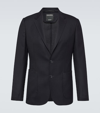 Single-breasted wool blazer | Zegna