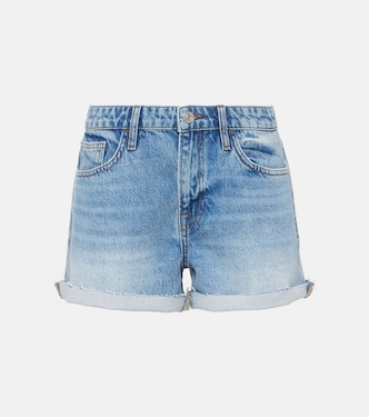 Le Grand Garçon high-rise denim shorts | Frame