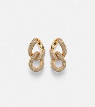 18kt gold earrings with diamonds | Shay Jewelry