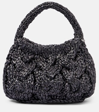 Sac Cable Knit Small en raphia | JW Anderson