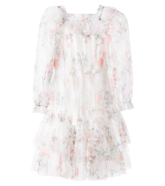 Floral tiered tulle dress | Petite Amalie  