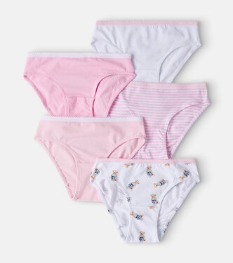 Set aus fünf Höschen aus Jersey | Polo Ralph Lauren Kids