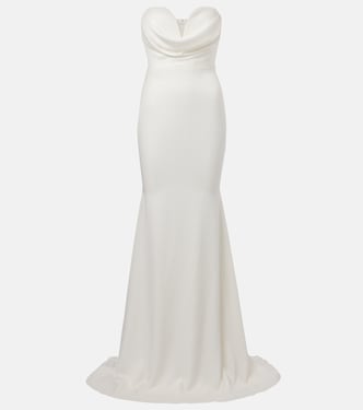 Bridal crêpe satin gown | Alex Perry