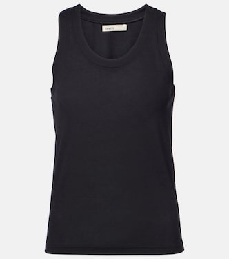 Cotton-blend jersey tank top | Khaite