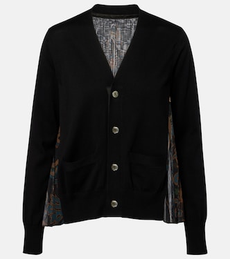 Cotton tulle cardigan | Sacai