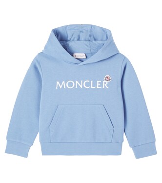 Logo cotton jersey hoodie | Moncler Enfant