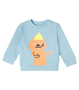 Baby printed cotton jersey sweatshirt | Stella McCartney Kids