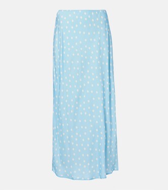Ardith polka-dot midi skirt | Rixo