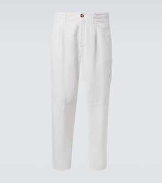 Cotton straight pants | Brunello Cucinelli